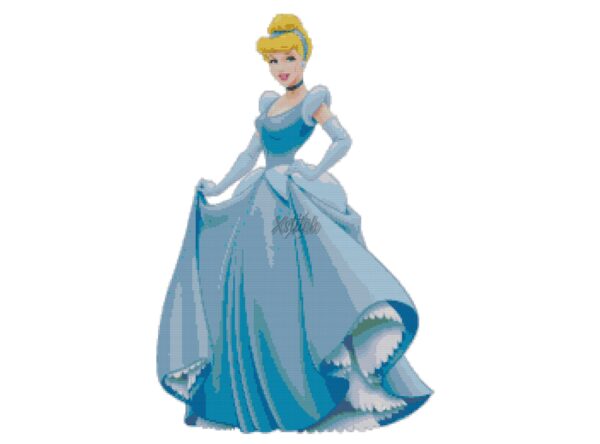 Cinderella Cross Stitch Pattern PDF