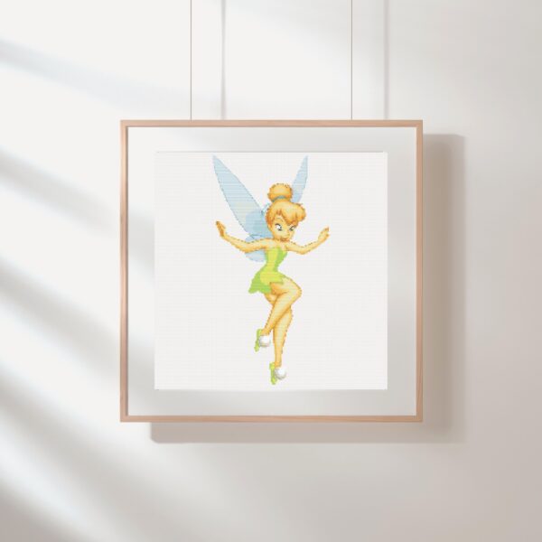 Tinker Bell Fairy Cross Stitch Pattern PDF